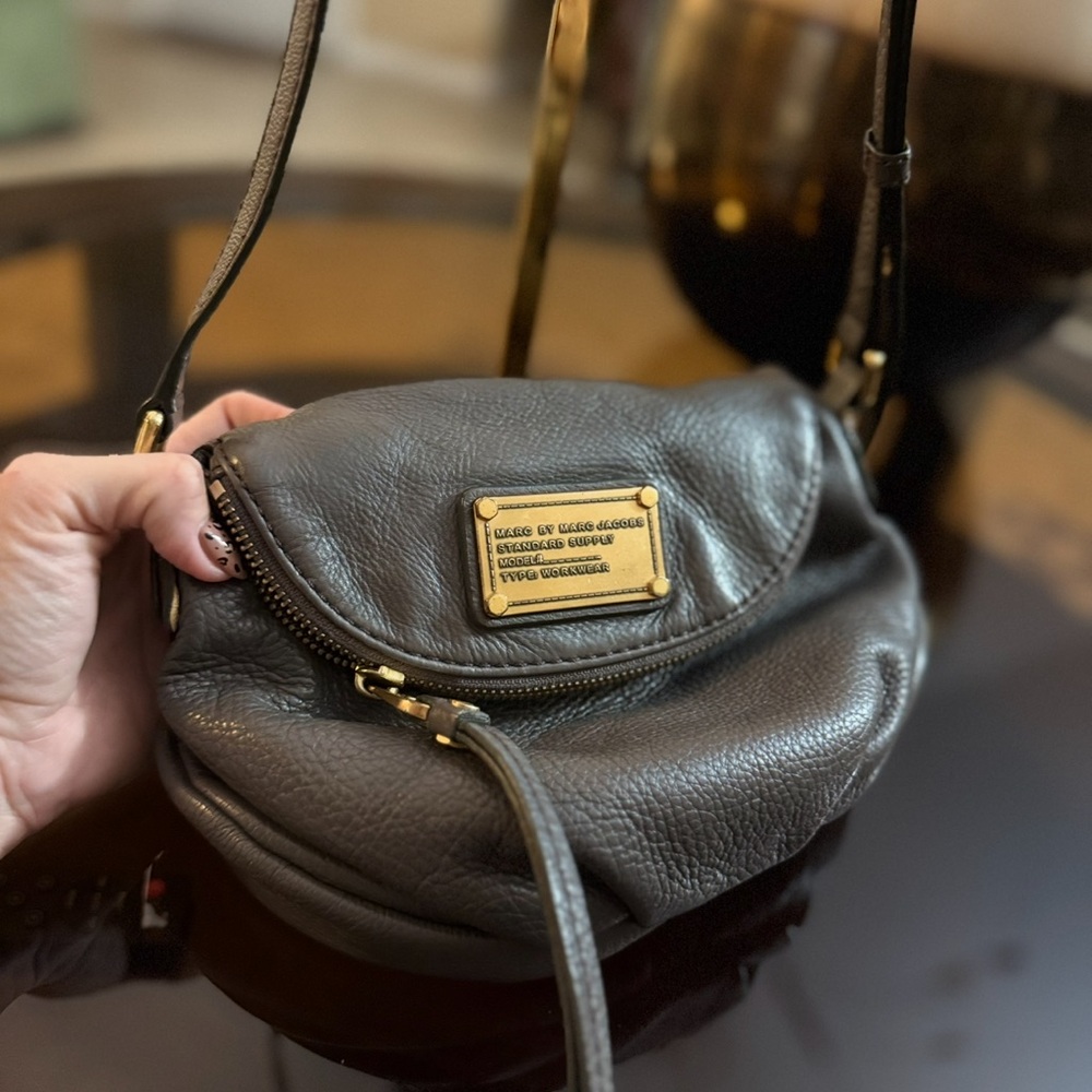 Marc Jacobs Dark Gray Crossbody Bag